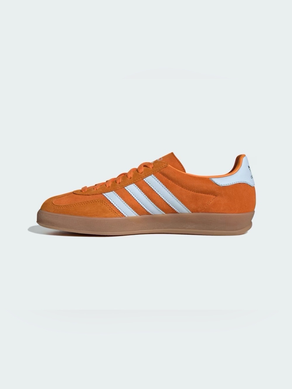 NWT Adidas Gazelle Indoor IH9640 Unity Orange Crystal Sky Gum Sneakers 6.5 - Picture 4 of 12